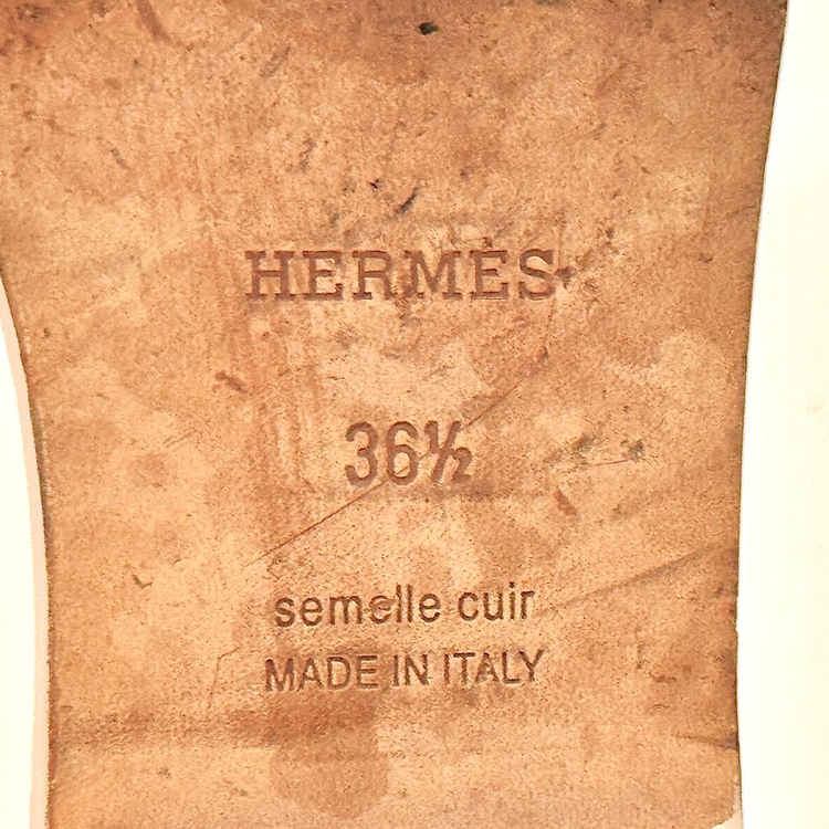 [36.5사이즈]에르메스 오란 슬리퍼 뮬 연핑크--8