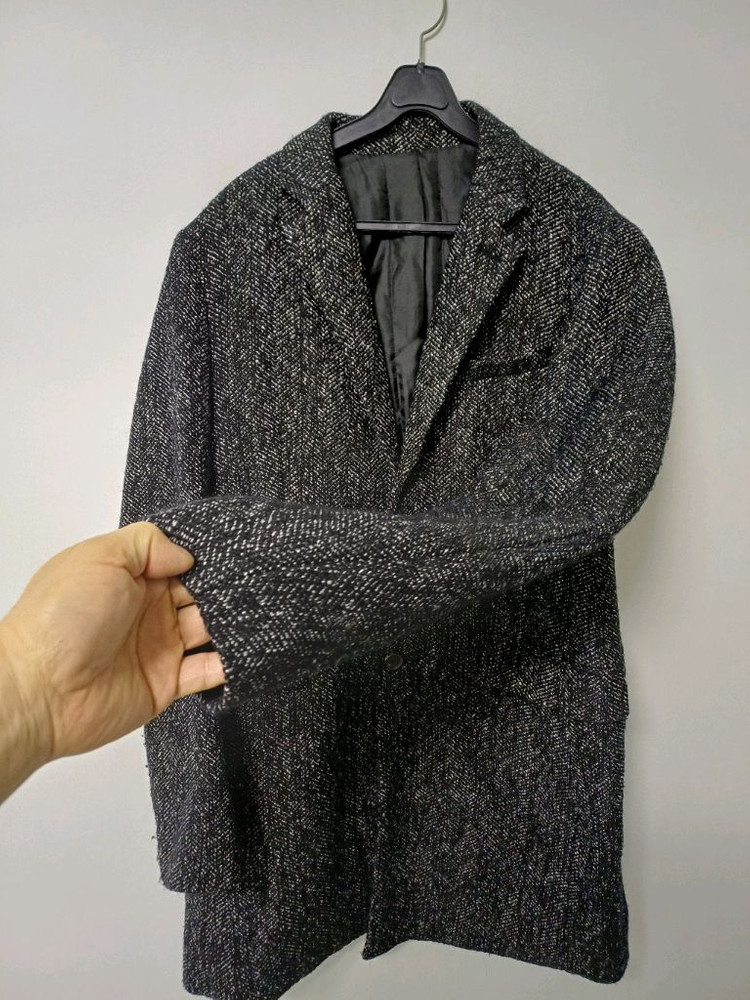 남성 킨록 모직 하프코트 (100) 이미지
