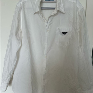 프라다 화이트 셔츠L