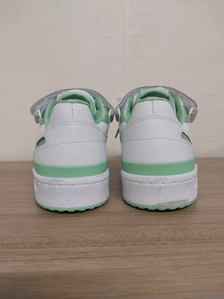 여성 아디다스 포럼 로우 클라우드 화이트 글로리 민트 운동화 (245)--5