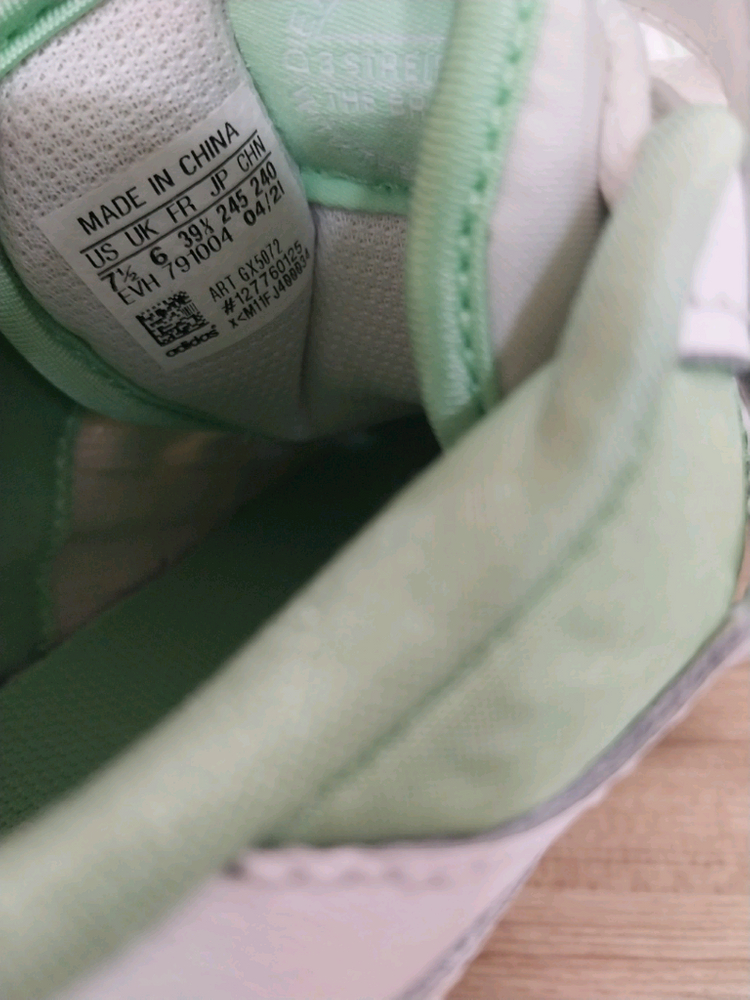 여성 아디다스 포럼 로우 클라우드 화이트 글로리 민트 운동화 (245)--9