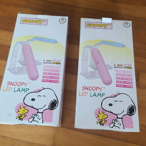 스누피 핑크LED스탠드(새상품)(각각)