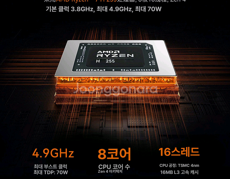 GMKtec K12 미니PC Ryzen7 H255--5