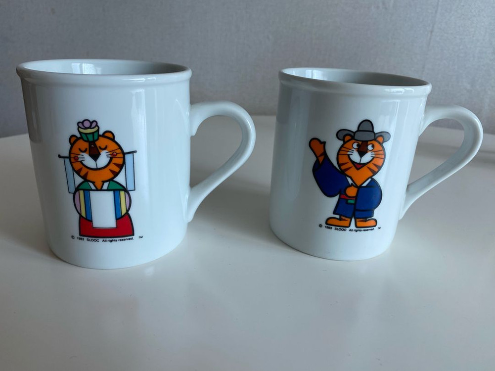 88서울올림픽 기념 머그컵 2개 이미지