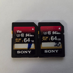 소니 SDXC카드 UHS클래스3 64GB 2개 세트