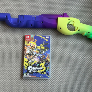 닌텐도 스플래툰3 타이틀 + 슈팅건 그립세트