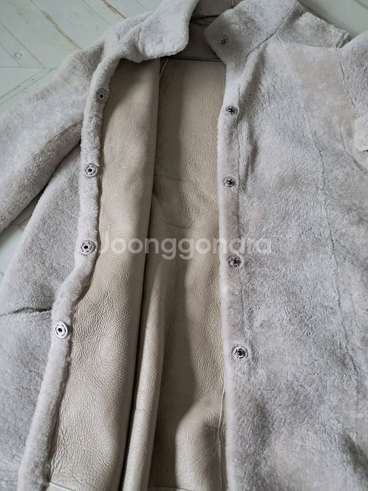 천연 리버시블 롱 무스탕 정가 150--2