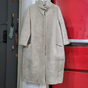 천연 리버시블 롱 무스탕 정가 150