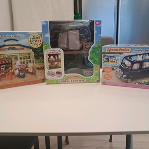 실바니안 패밀리 집+마켓+버스 세트