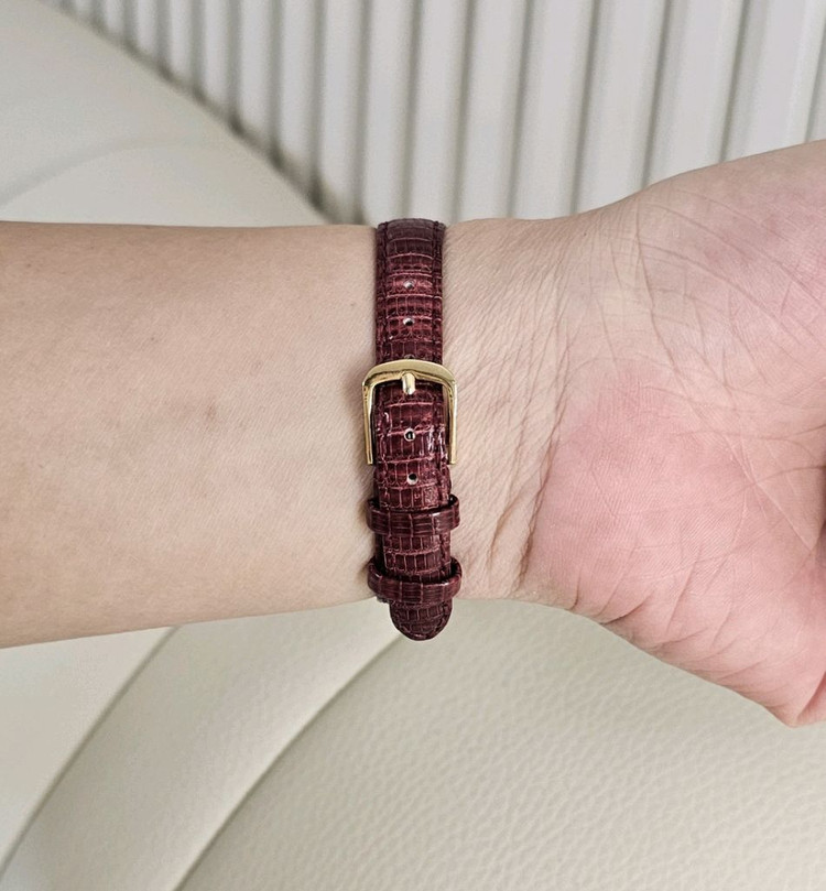 시티즌 CITIZEN Isls 금장 여성 가죽 시계 여자 팔찌--2