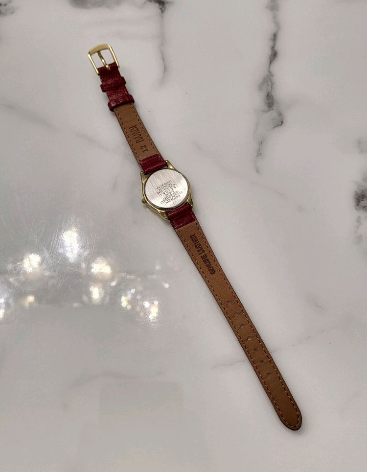 시티즌 CITIZEN Isls 금장 여성 가죽 시계 여자 팔찌--7