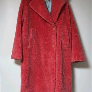 한섬 더스토어 THE STORE 18 핫핑크 테디베어 코트 무료 배송