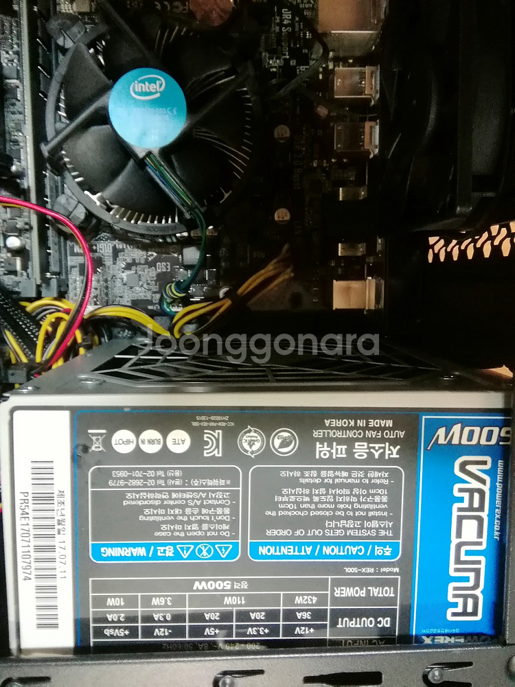 WIN11 인텔 6세대 CPU 128G SSD DDR4 8G램 고속 사무용 피시 데스크탑 컴퓨터 PC 무선랜--5