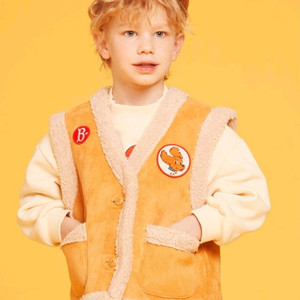 베베드피노 무스탕 조끼 120 택포