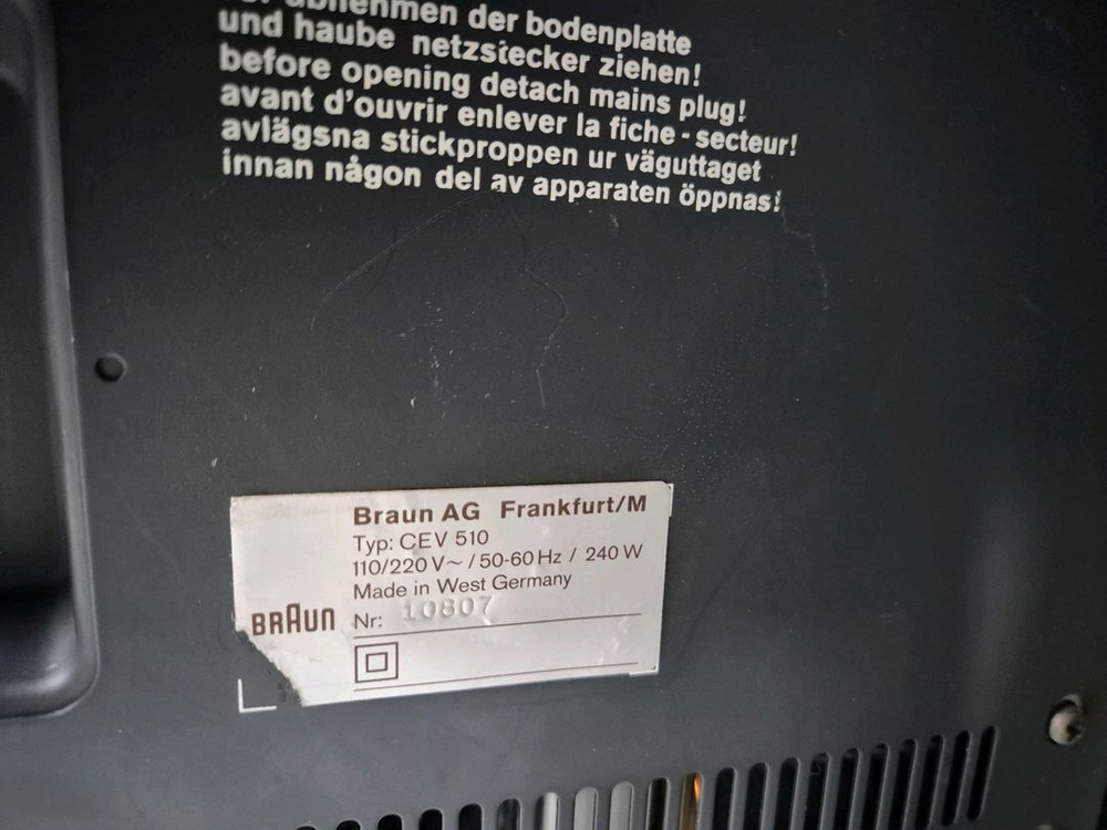 Braun 오디오셋트 CEV510 (리시버), PS500 (턴테이블), L610 (스피커) 디터람스 브라운 이미지