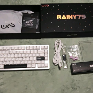 레이니 중옵 75 실버 키보드