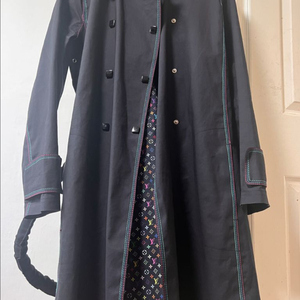 루이비통 트렌치코트 블랙 여성용