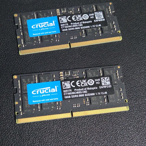 크루셜 DDR5 5600 32GB 메모리(16GBx2)