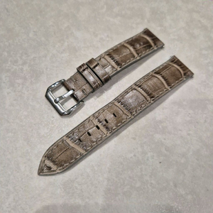 [ETSY] 19mm 엘리게이터 시계스트랩 (스모크그레이)