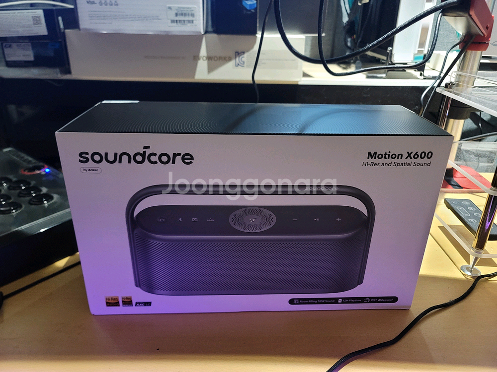 앤커 사운드코어 모션 x600 블루투스 스피커 팝니다.--0