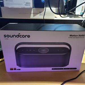 앤커 사운드코어 모션 x600 블루투스 스피커 팝니다.