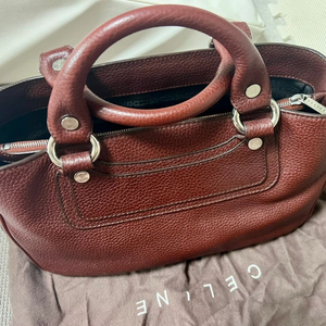 셀린느 꼬냑 소가죽 레더 토드백