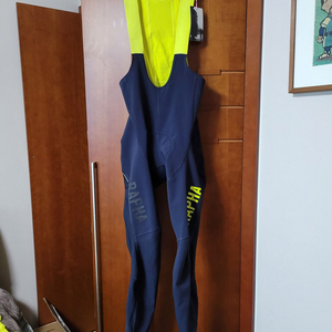 라파 프로팀 윈터 타이츠 위드패드 ll 네이비/화이트, 네이비/옐로우