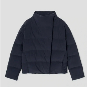 띠어리 오프셋 푸퍼 패딩 - 네이비 / P