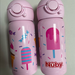 누비 원터치 스텐 텀블러 물병