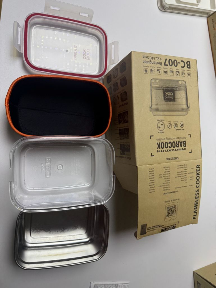 바로쿡 발열팩+850ml (새거) / 1.2L 이미지