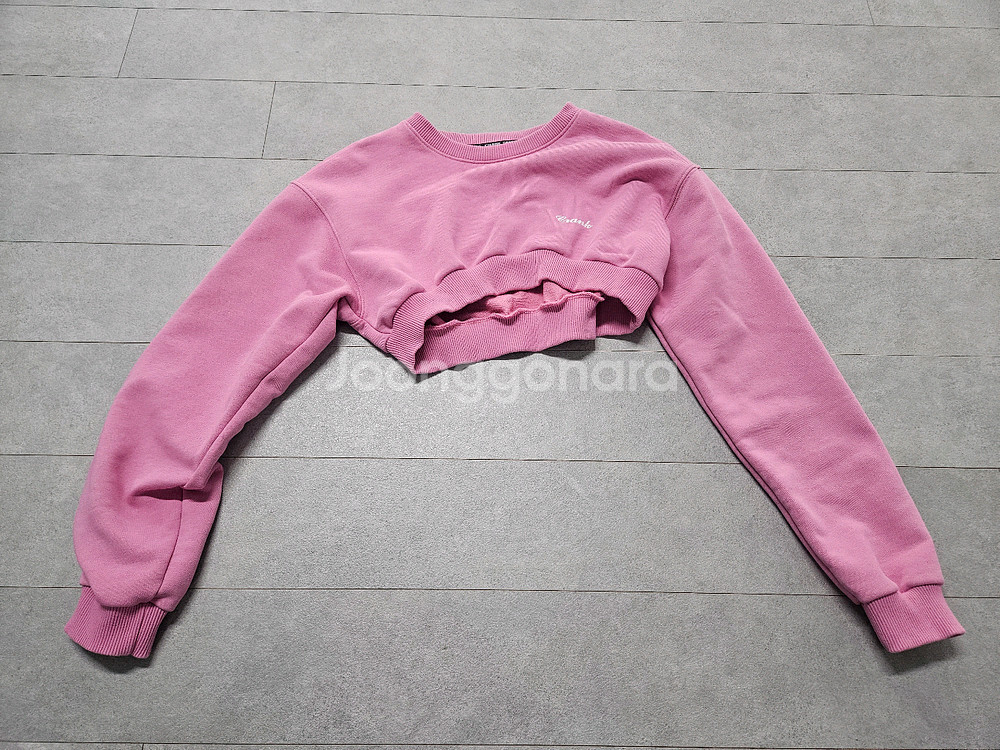 크랭크 크롭 트레이닝 상하의 프리사이즈--0