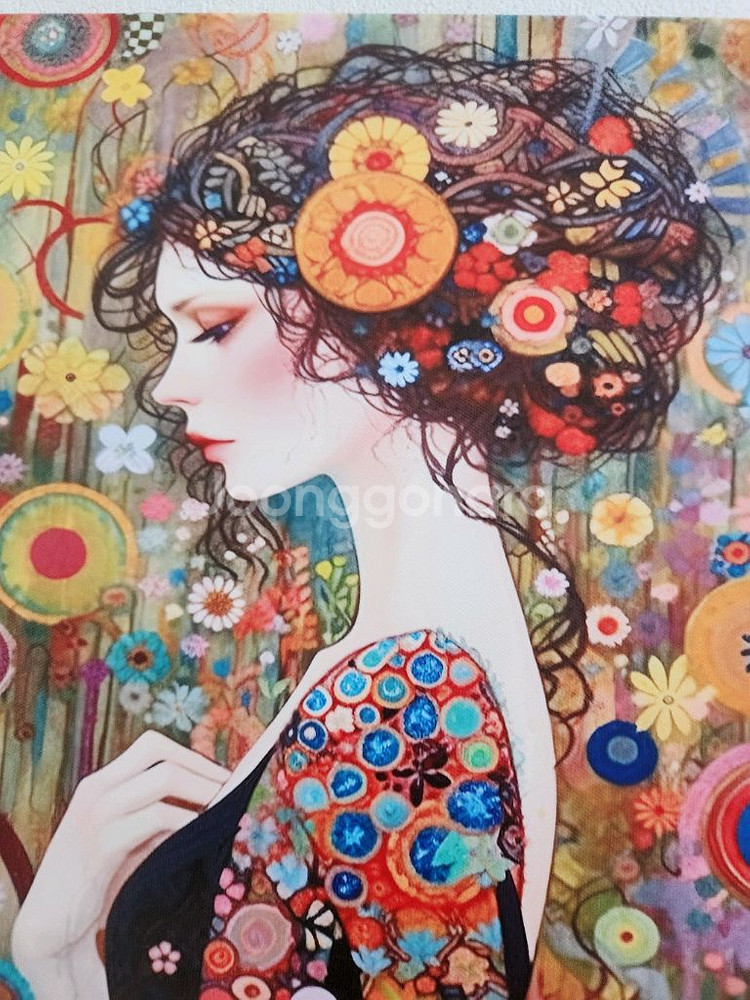 새상품)원목프레임 캔버스 그림액자--3