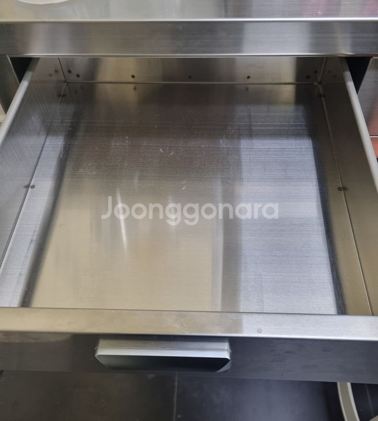 업소용 스테인리스 주방 개량 작업대(sus304, 1350*700) 및 개량통 3개--5