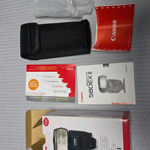 캐논 580EX II 플래시 박스