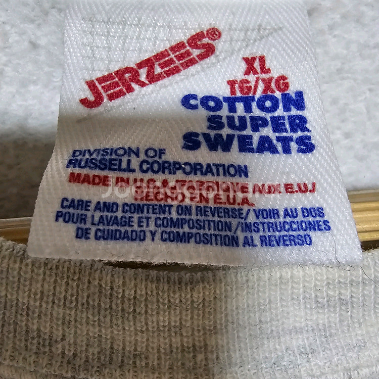 90s JERZEES 기모스웻티 ~115프리사이즈(Made in USA)--3