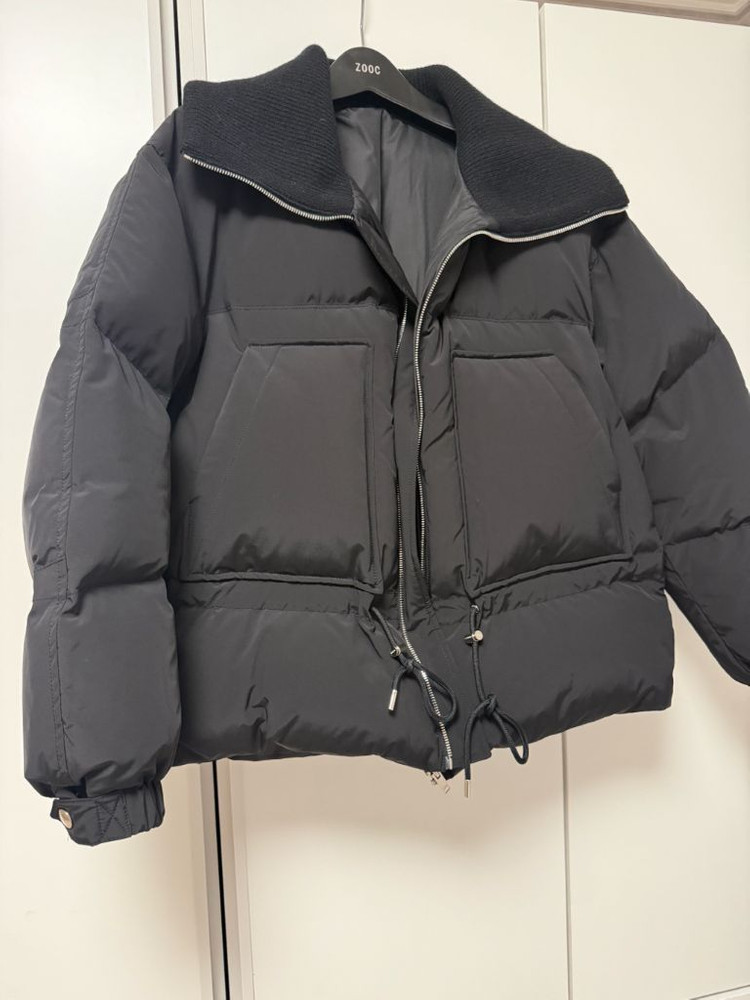 시스템 니트칼라 구스 점퍼 55사이즈--4