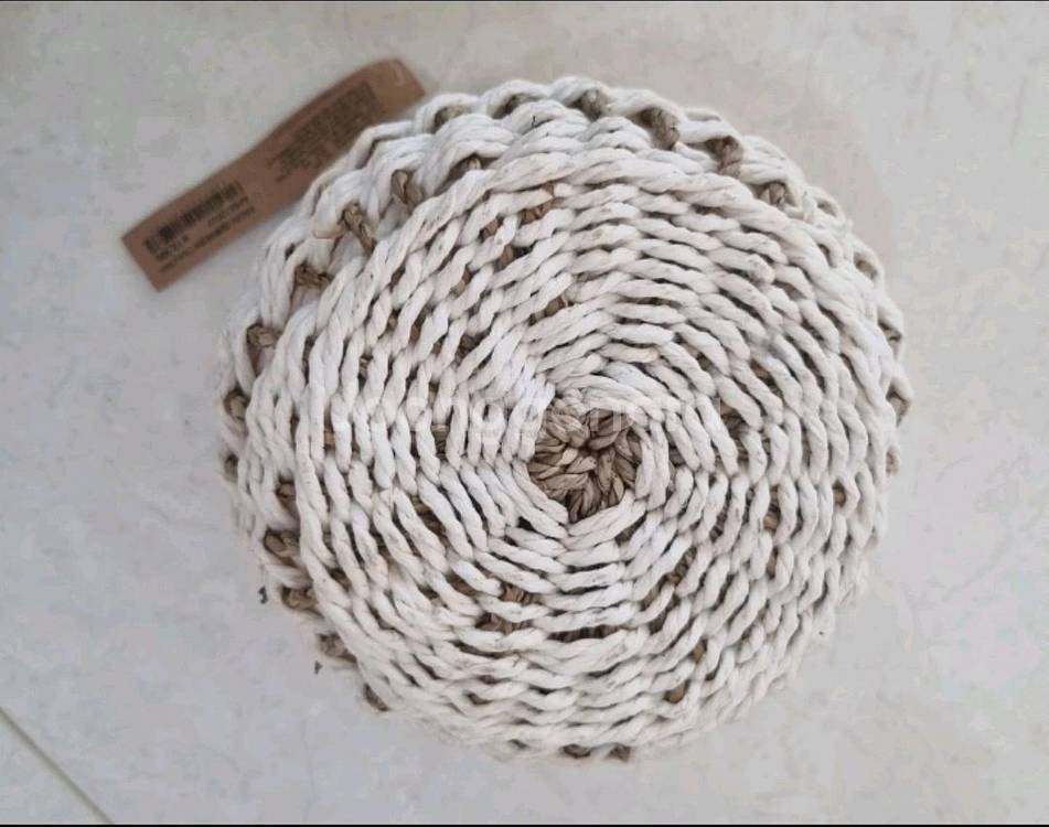 인테리어 라탄 소품 바구니 화분 새상품--1