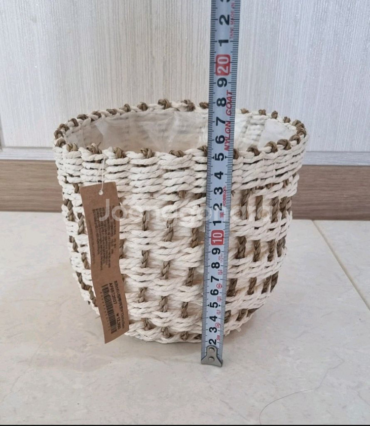 인테리어 라탄 소품 바구니 화분 새상품--2