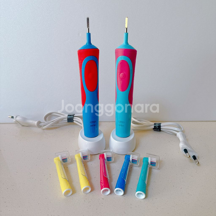 오랄비 키즈 전동칫솔 2세트 일괄--0
