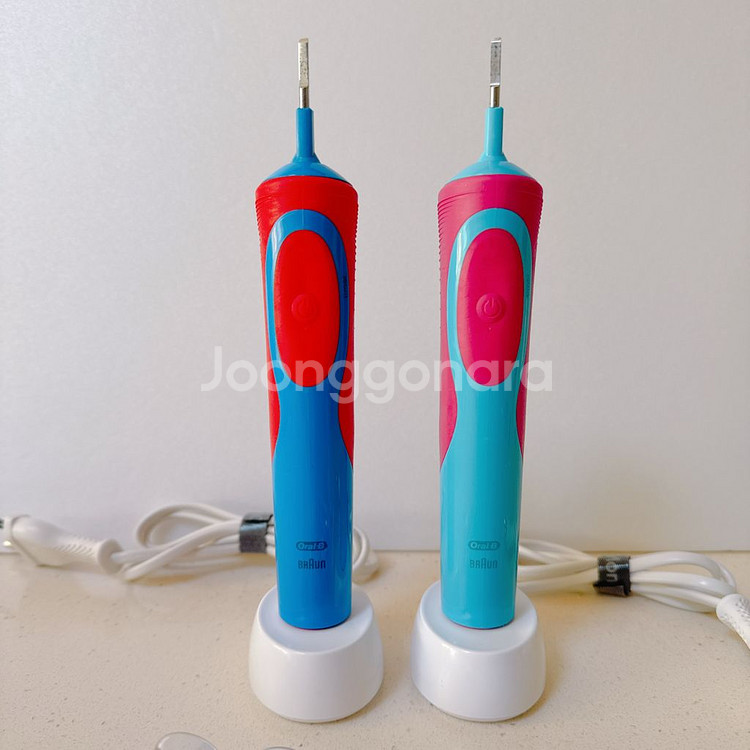 오랄비 키즈 전동칫솔 2세트 일괄--2