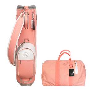 벤츠 테일러메이드 정품 코랄 핑크 캐디 백 보스턴 백 골프백 세트 초 경량 여성골프백