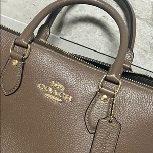 코치 레더 핸드백