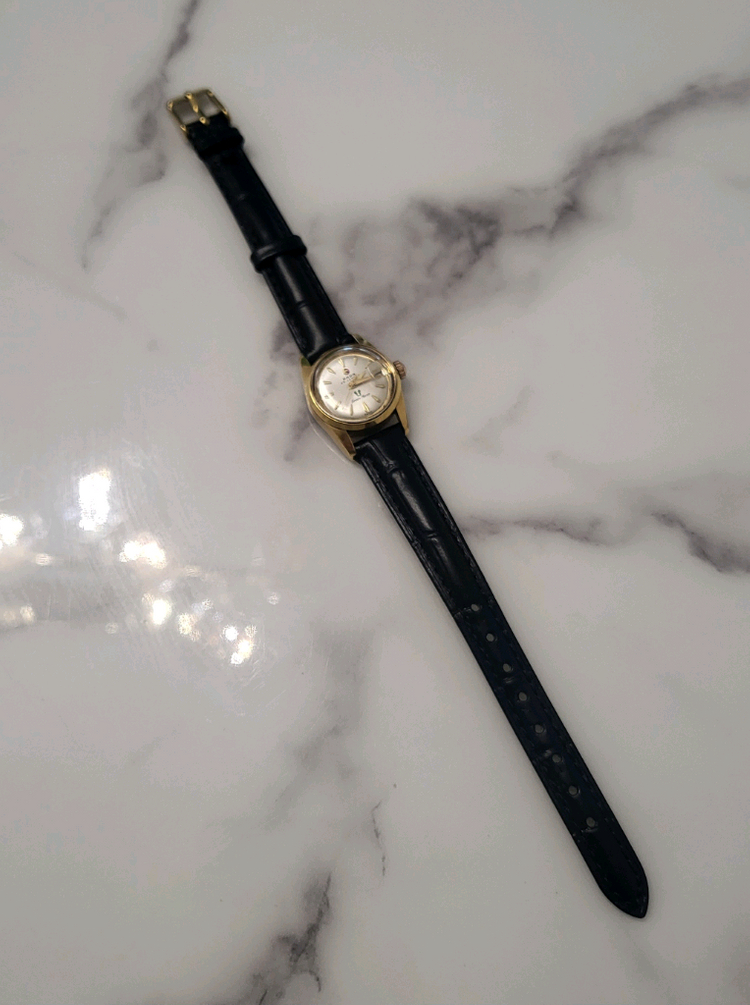 라도 RADO 여성 빈티지 오토매틱 손목 시계 가죽 여성--3