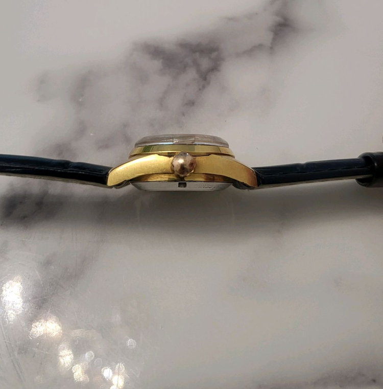 라도 RADO 여성 빈티지 오토매틱 손목 시계 가죽 여성--4