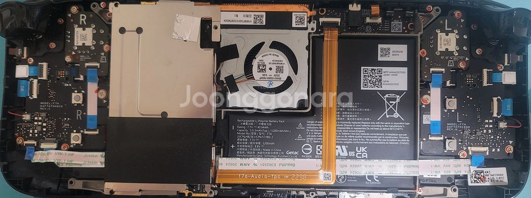 흑갈리 rog ally x 및 UMPC 업그레이드 및 정비 클로 리전고 스팀덱 조탁존--1