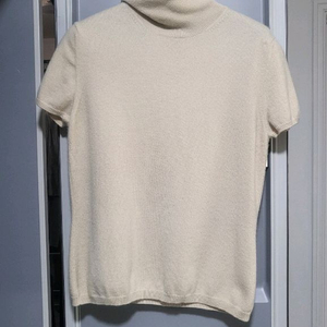 TSE 반팔 캐시미어 터틀넥 니트