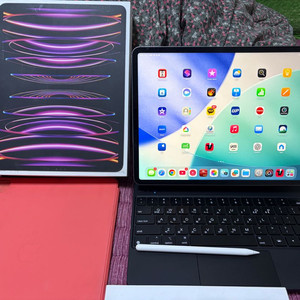 태블릿 12.9 6세대 m2, 256GB 셀룰러 + 매직키보드