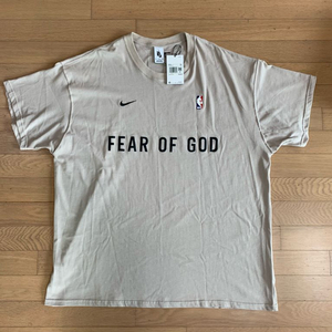 [XXL] 나이키 랩 x 피어오브갓 피오갓 웜업 반팔 티셔츠 오트밀 이미지
