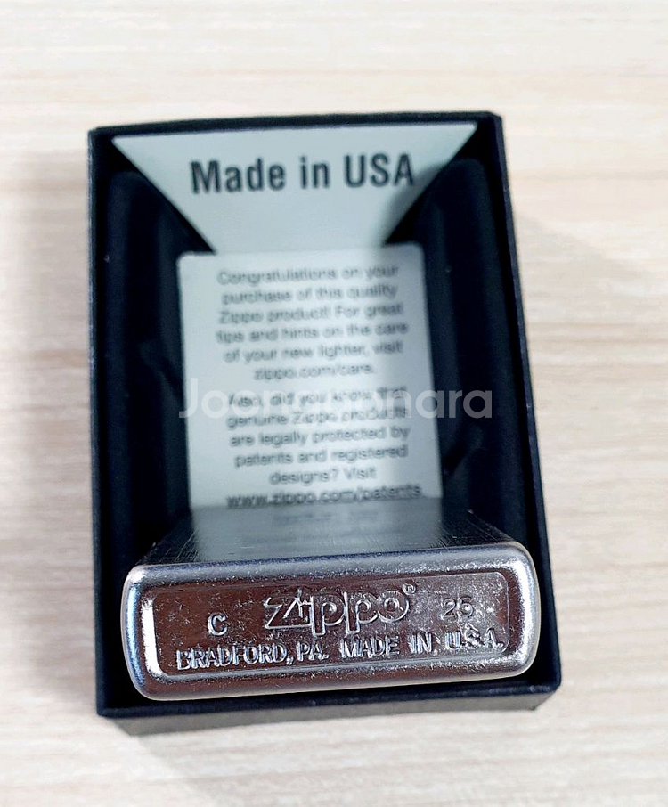 지포 정품 LINEN WEAVE - G052--2