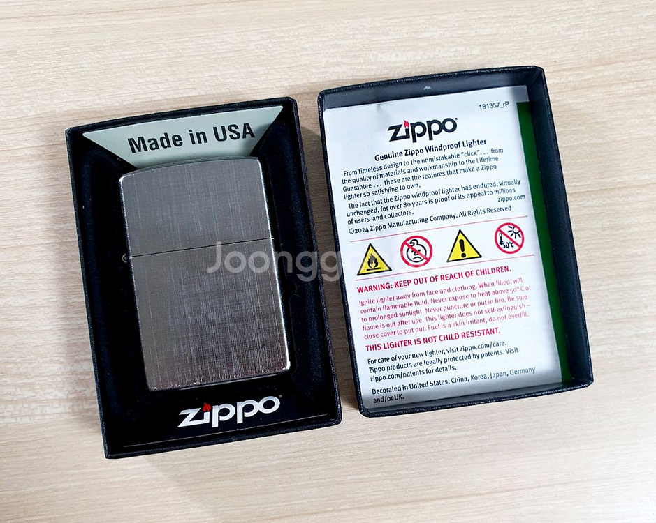 지포 정품 LINEN WEAVE - G052--4